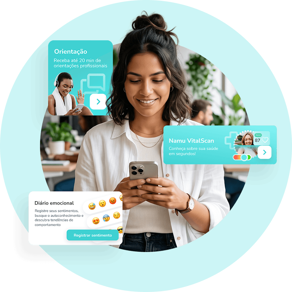 App Namu: ecossistema integrado de saúde.